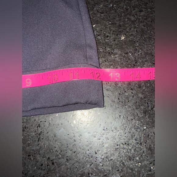 UEC EXPRESS Navy Blue Wide-Leg Pants with SAILOR NAUTICAL Button Detail Sz 10 - Picture 11 of 12